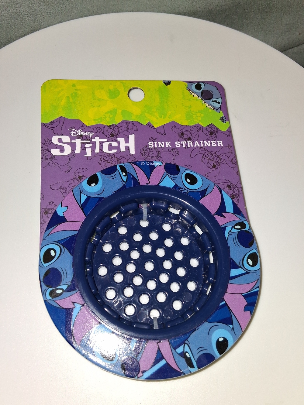 Disney Stitch Sink Strainer Blue Kitchen Drain Catcher New